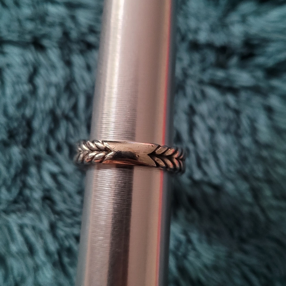 David Yurman Sterling Silver Pearl Ring With Diamonds - Picture 4 of 10